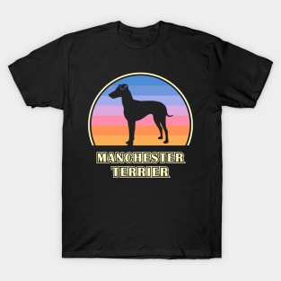 Manchester Terrier Vintage Sunset Dog T-Shirt